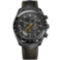 Apex – Black Dial with Yellow Accents | Perforated Strap
