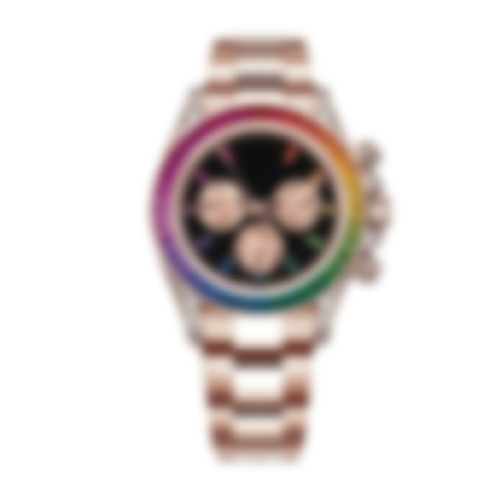 Circuit 40 – Black Dial | Rose Gold Tone Bracelet