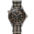 Coast – Black Dial | Striped Textile Strap