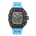 Contour – Black Case | Blue Strap