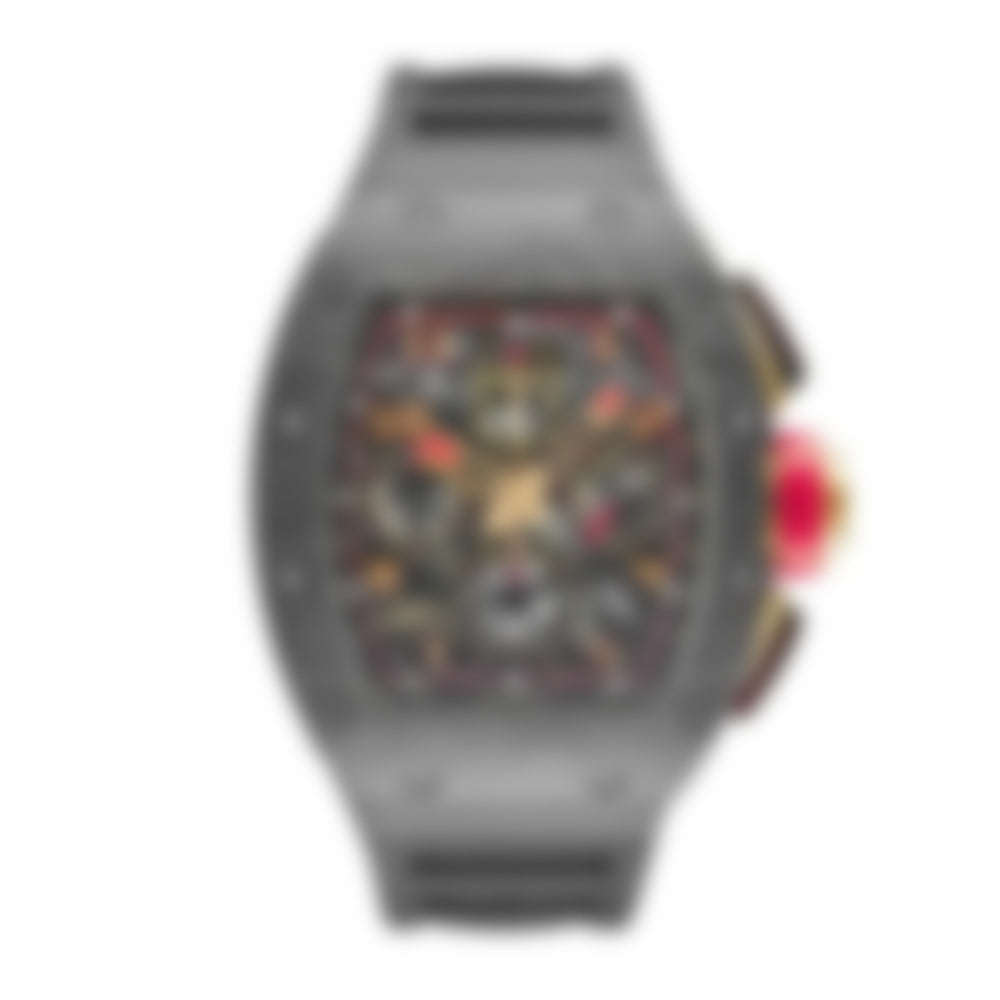Contour – Dark Case with Red Accents | Black Strap