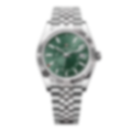 Horizon 42 – Green Sunburst Dial | Stainless Steel Bracelet