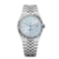 Linear 40 – Ice Blue Dial | Steel Bracelet