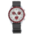 Lunar – White & Red Edition | Black Strap