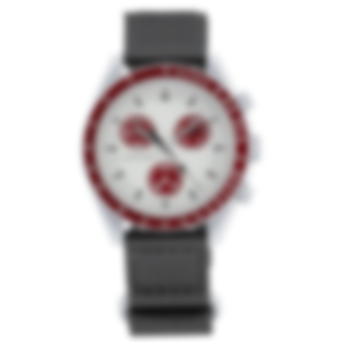 Lunar – White & Red Edition | Black Strap
