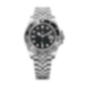 Meridian 40 – Black & Grey Dial | Stainless Steel Bracelet