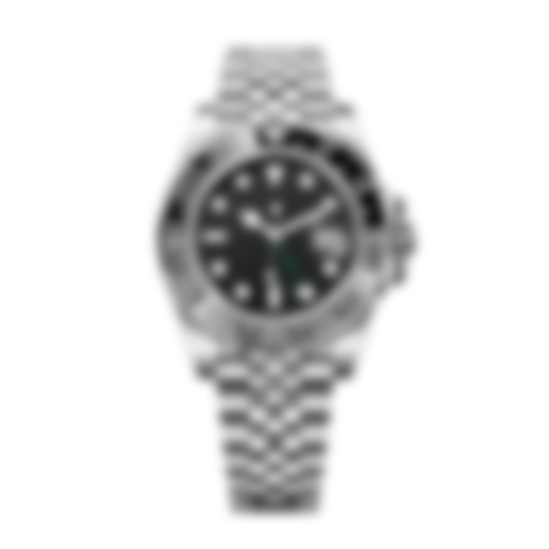 Meridian 40 – Black & Grey Dial | Stainless Steel Bracelet