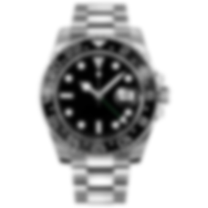 Meridian 40 Nightfall – Black Dial | Steel Bracelet