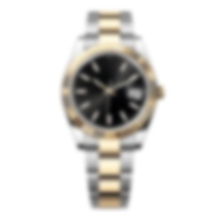 Regent 41 – Black Dial | Steel & Gold Tone Bracelet