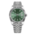 Regent 41 – Green Sunburst Dial | Stainless Steel Bracelet