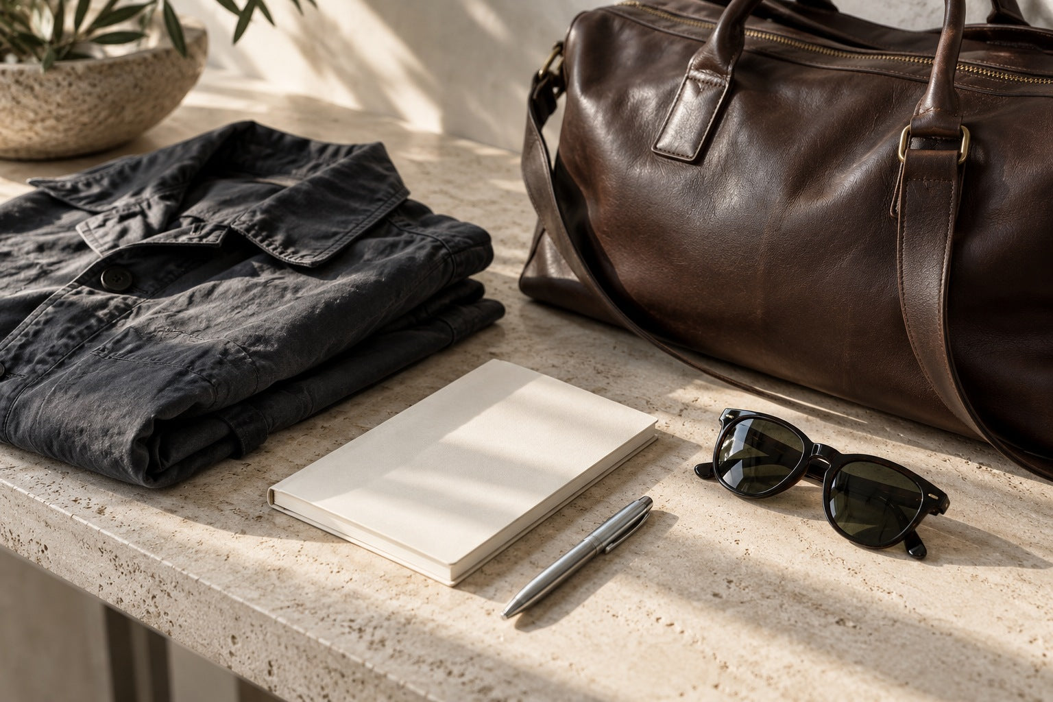 Considered travel details in natural light